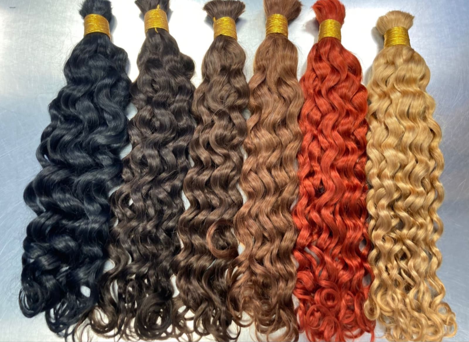 Curly Hair Bundles (Multi-Color) hair bundle from Alven's Braiding Salon